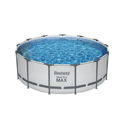 Bestway Steel Pro MAX 13'x48" Round Above Ground Pool w/ Pump & Cover (Open Box)