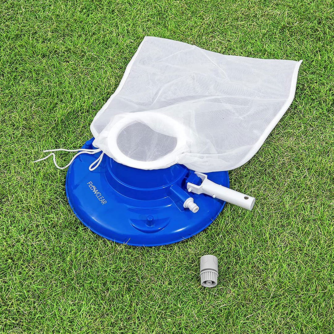 Bestway Flowclear High Power AquaSuction Pool and Leaf Vacuum w/ Bag (Open Box) - VMInnovations