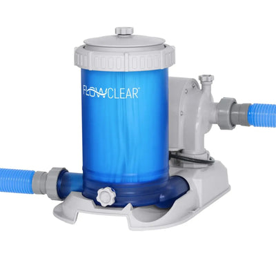 Bestway 58671E Flowclear 2,500 Gallon Transparent Above Ground Pool Filter Pump