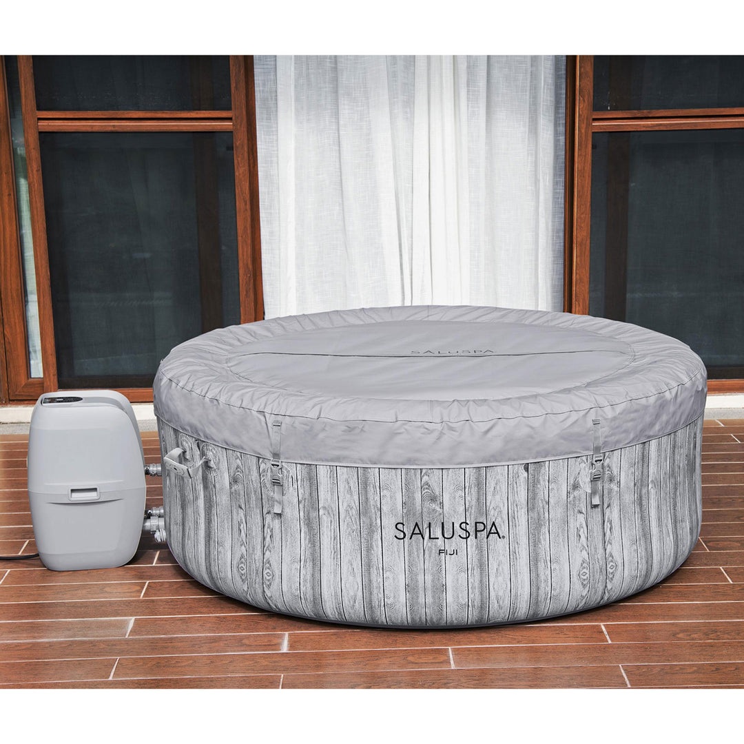 Bestway SaluSpa Fiji AirJet Inflatable Hot Tub with 120 Soothing Jets, Gray - VMInnovations