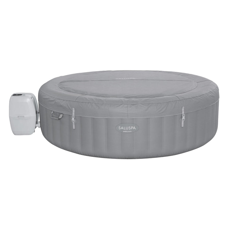 Bestway SaluSpa Grenada AirJet Hot Tub with 190 Soothing Jets, Gray (Used)