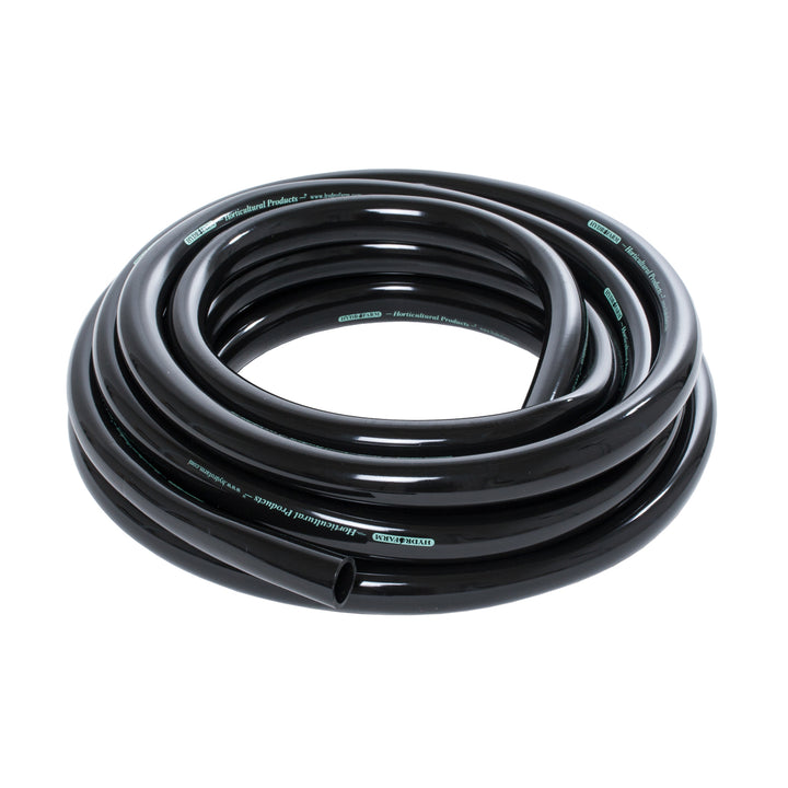 Hydrofarm Active Aqua 3/4 Inch ID Black Vinyl Irrigation Tubing, 25 Foot Length