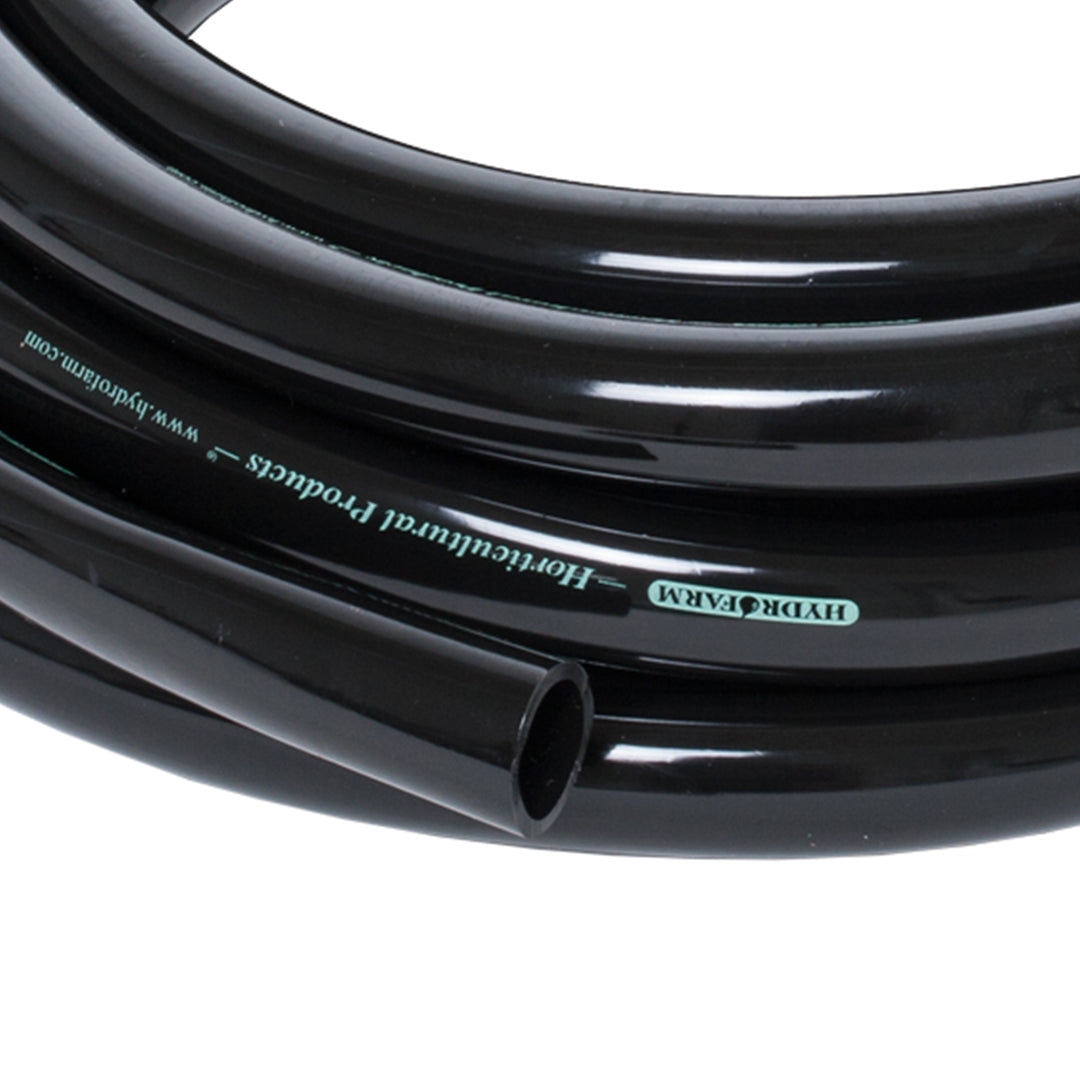 Hydrofarm Aqua 3/4 Inch ID Black Vinyl Irrigation Tubing, 25 Foot Length (Used)