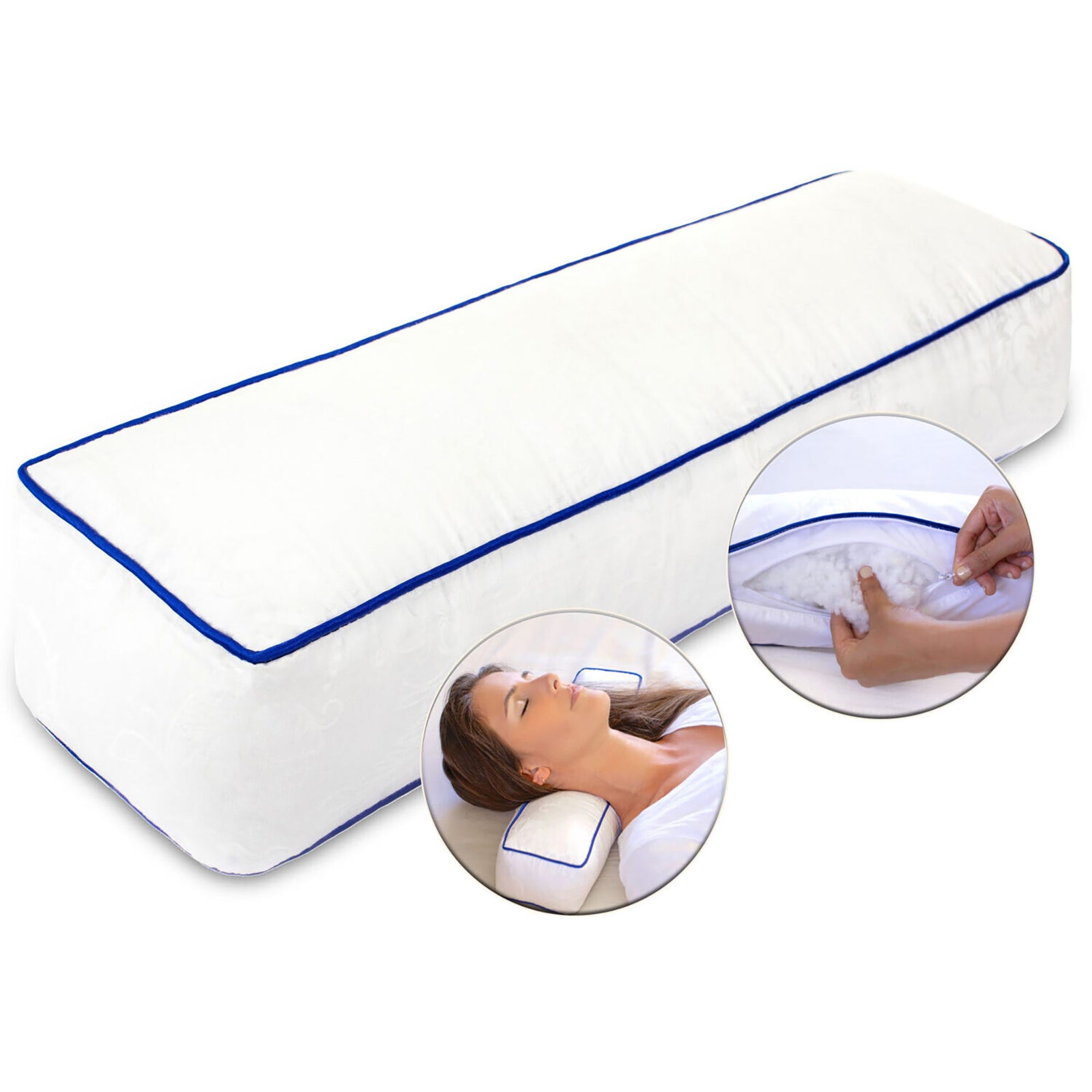 Nature's Guest Cervical Neck Pillow for Relieving Neck and Back Pain (Open Box) - VMInnovations