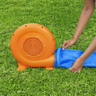 H2OGO! 19 Ft Tall AquaRace Kids Inflatable Water Park w/Dual Slides (Open Box) - VMInnovations