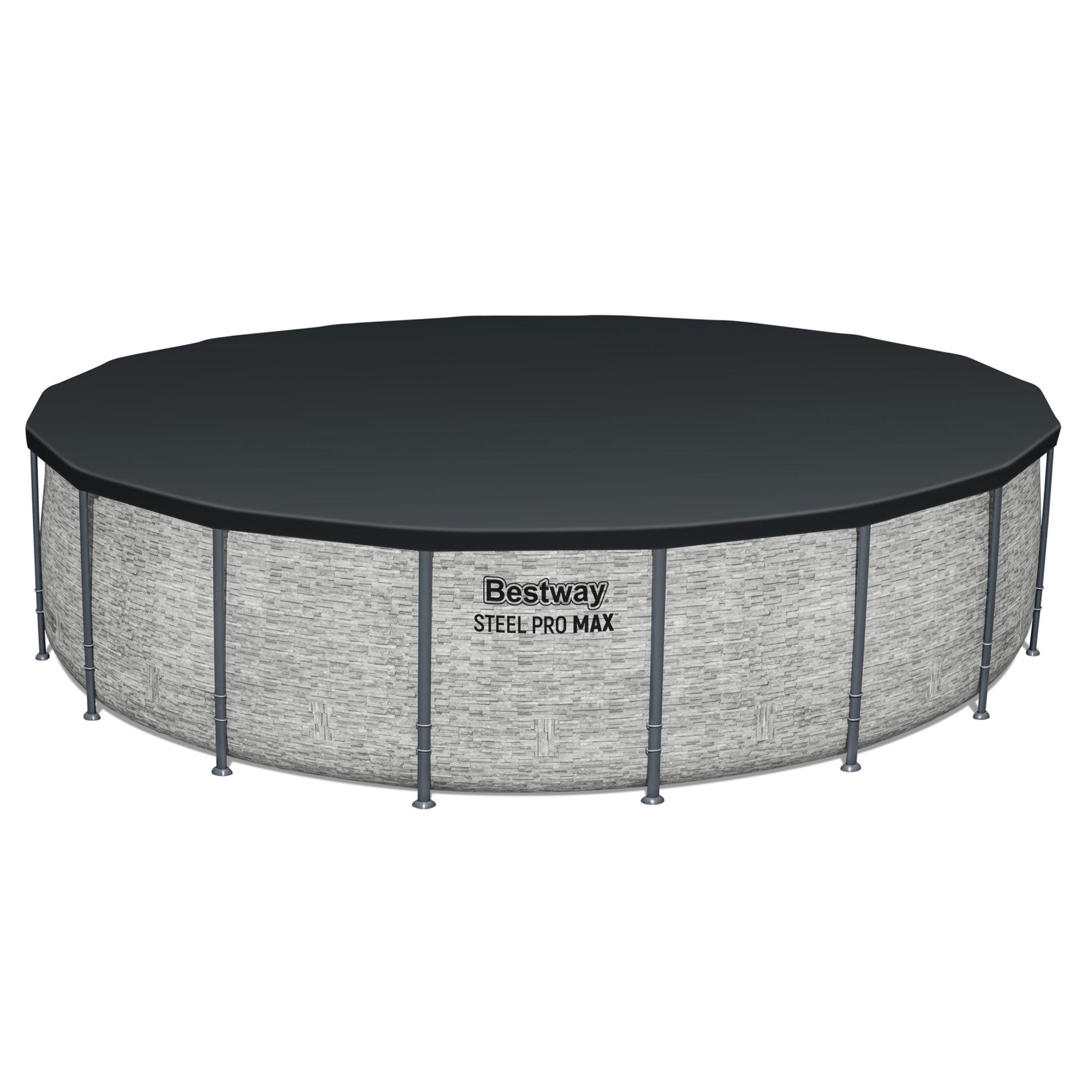 Bestway 18' x 48" Round Steel Pro MAX Hard Side Family Pool Set (Open Box)