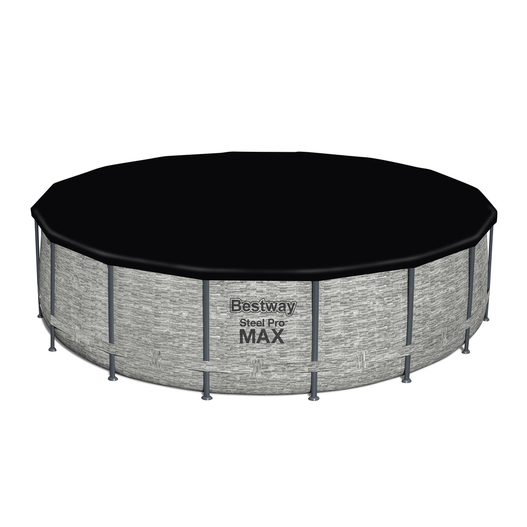 Bestway Steel Pro MAX 16ft Round Above Ground Pool Set with 3 Layer Liner (Used)