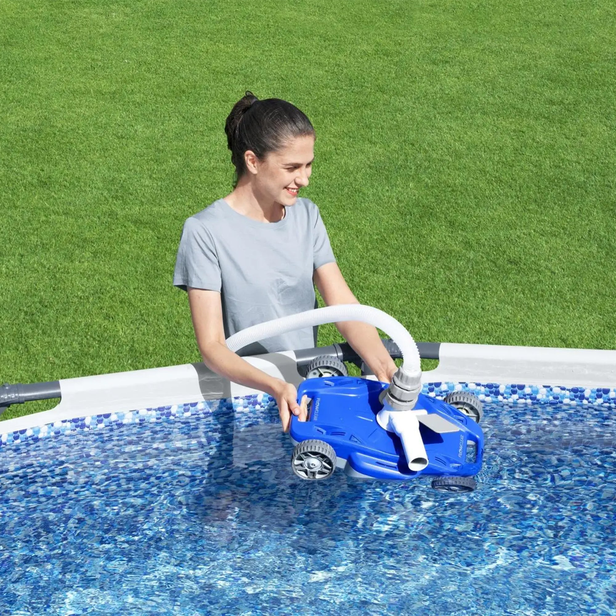 Bestway 58665E FlowClear AquaDrift Automatic Above Ground Pool Vacuum (Used) - VMInnovations