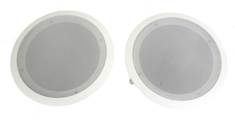 Pyle 8" 500W 2 Way In Wall Ceiling Home Speakers (Pair) (Certified Refurbished)