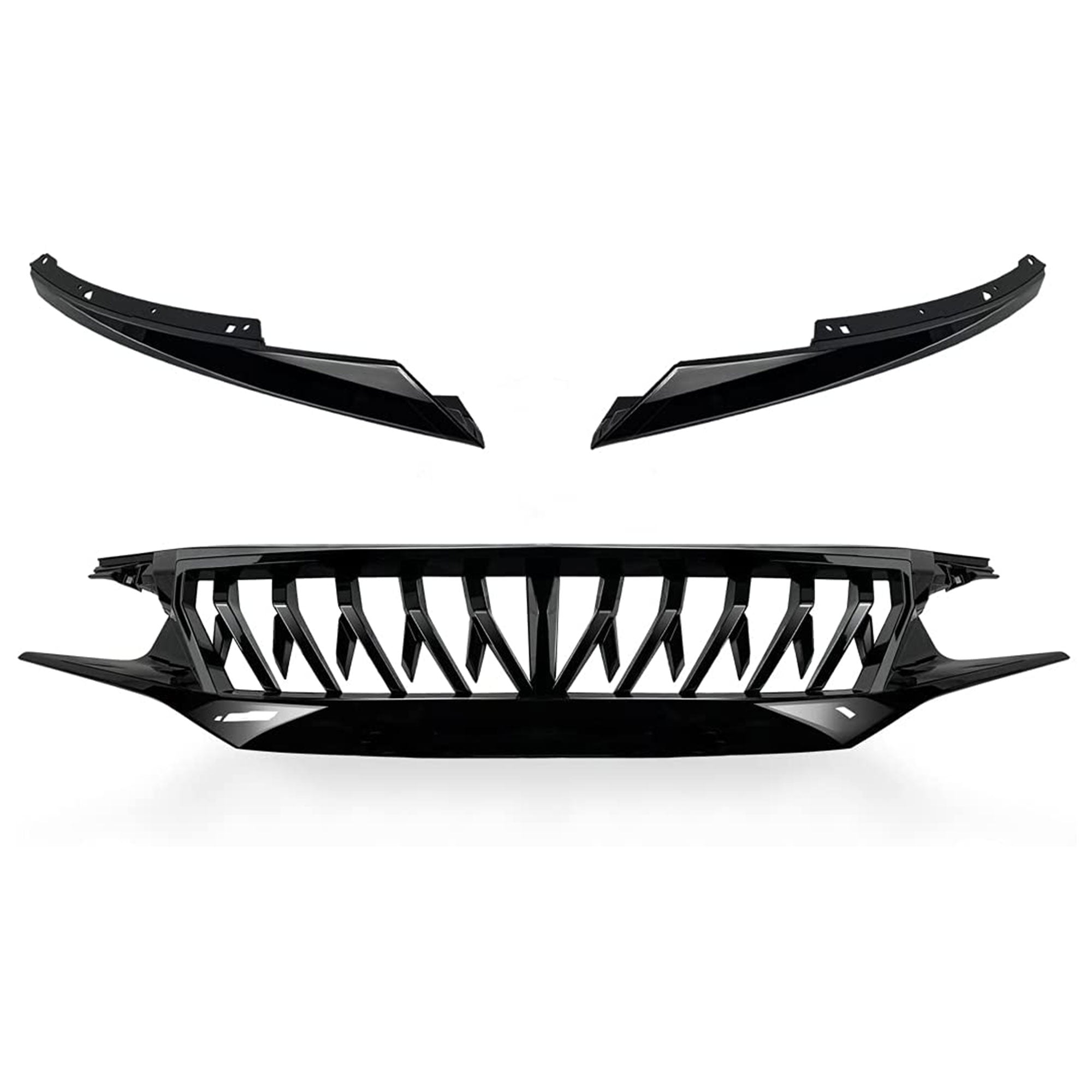 American Modified Front Shark Grille for 2016 to 2021 Honda Civic Models (Used) - VMInnovations