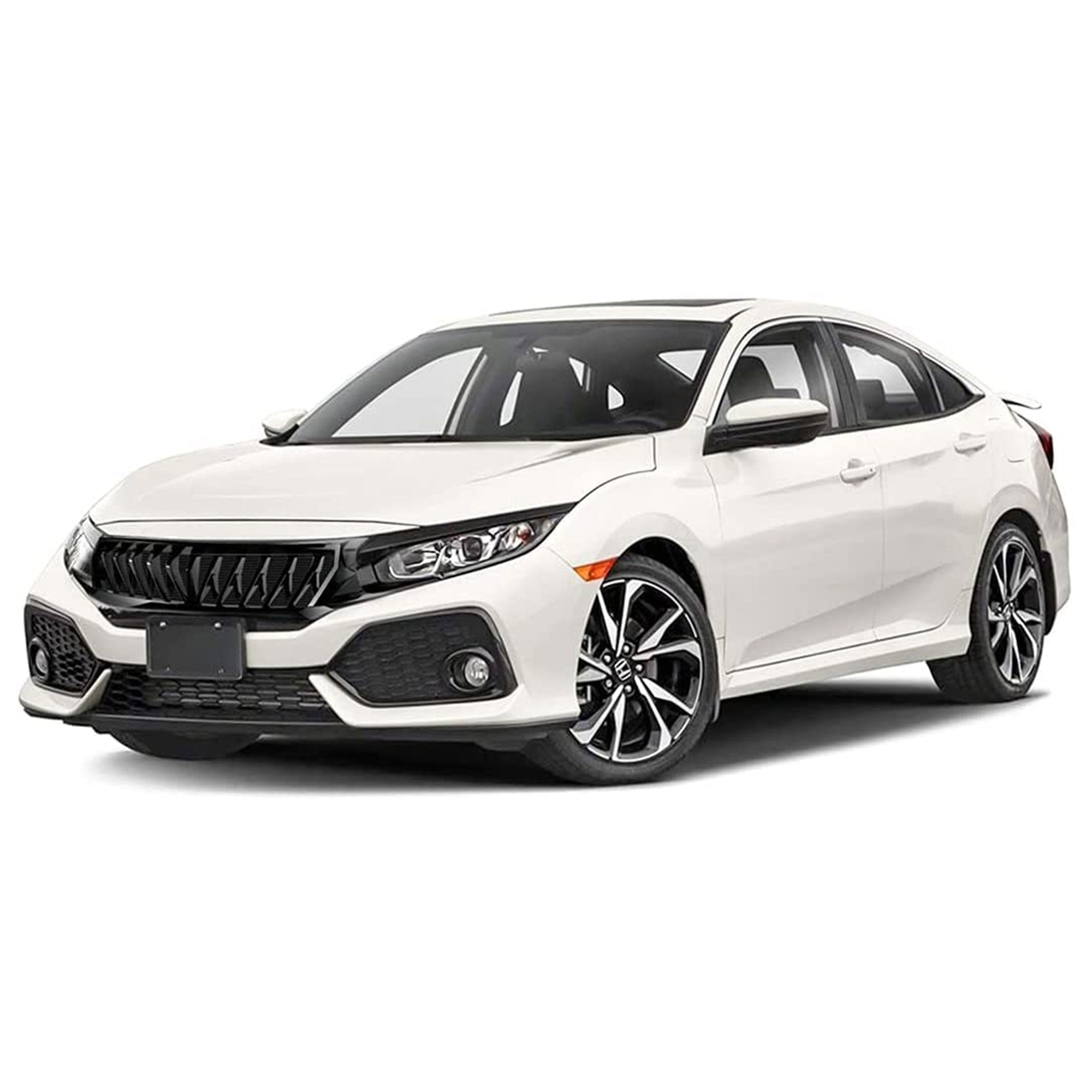 American Modified Front Shark Grille for '16-'21 Honda Civic Models (Open Box) - VMInnovations
