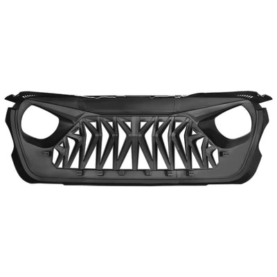 American Modified Front Shark Grille for 2018 to 2022 Jeep Models (For Parts)