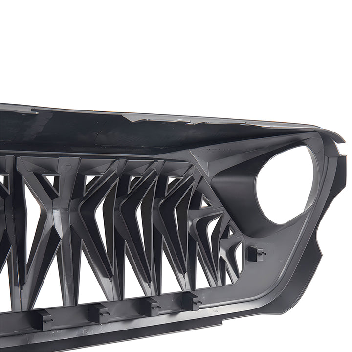 AMERICAN MODIFIED Front Shark Grille for 2018+ Wrangler JL & 2020+ Gladiator JT