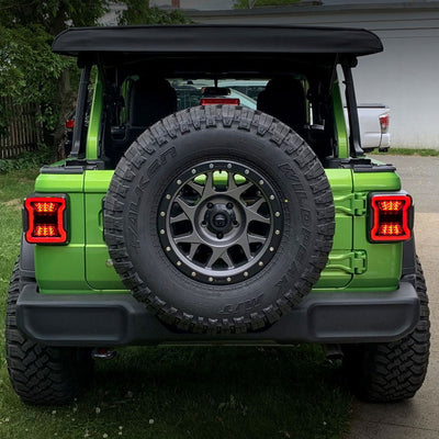 American Modified LED Tail Lights for 2018-2019 Jeep Wranglers, Pair (Used) - VMInnovations