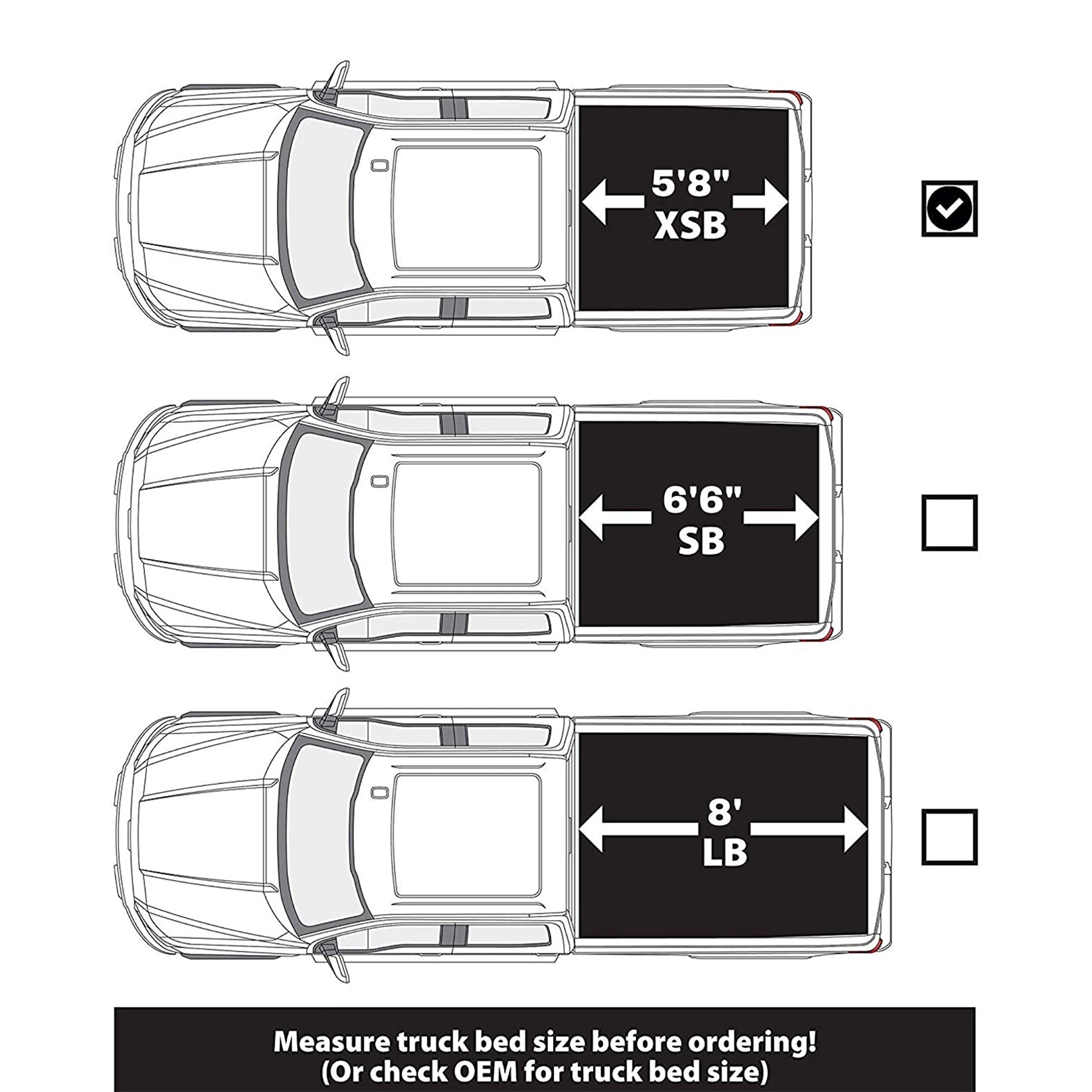 LEER Folding 5'8" Hard Cover for 2019 Chevy Silverado/GMC Sierra (For Parts) - VMInnovations