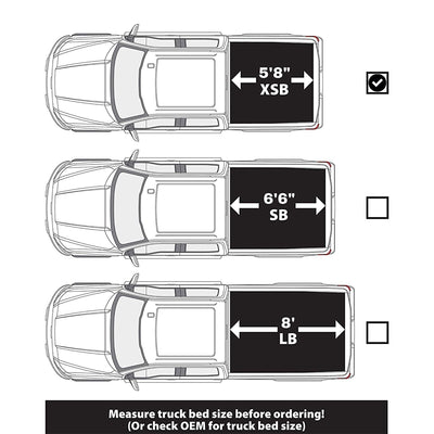 LEER Folding 5'8" Hard Cover for 2019 Chevy Silverado/GMC Sierra (For Parts) - VMInnovations