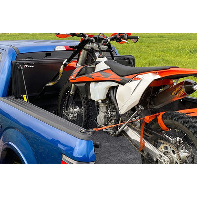 LEER Low Profile Hard Quad Folding Cover w/ 5.6" Bed for 2015 Ford F-150 (Used) - VMInnovations