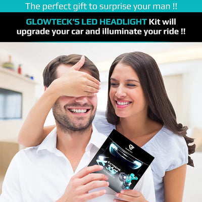 Glowteck HB5 9007 Cool White ZES LED High Beam Headlight Bulb Kit (Open Box)
