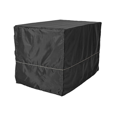 MidWest Homes For Pets 48 Inch Quiet Time Polyester Kennel Crate Cover, Black