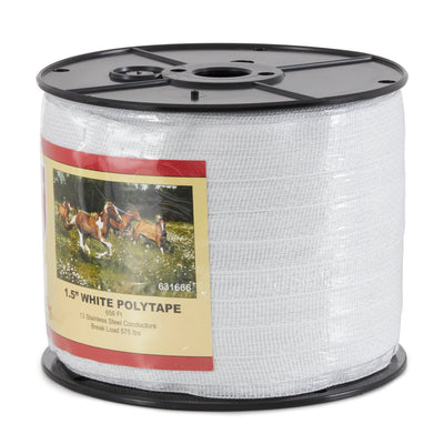 Field Guardian 631666 1.5 Inch Width 656 Ft Conductive Polytape, White (2 Pack)