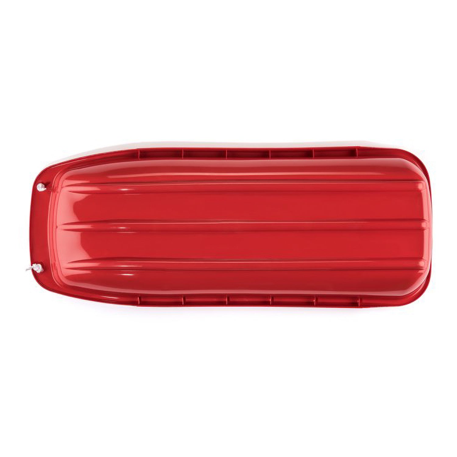 Lucky Bums Kids 48 Inch Plastic Snow Toboggan Sled with Pull Rope, Red (2 Pack) - VMInnovations