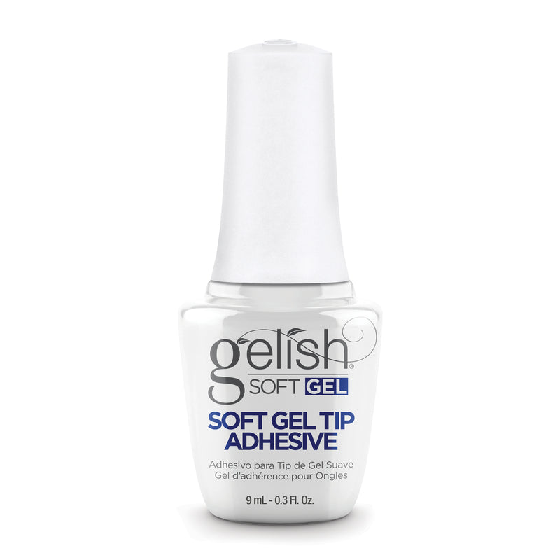 Gelish Soft Gel 110 Count Short Round Tip Kit with Mini Cure Light (Open Box)
