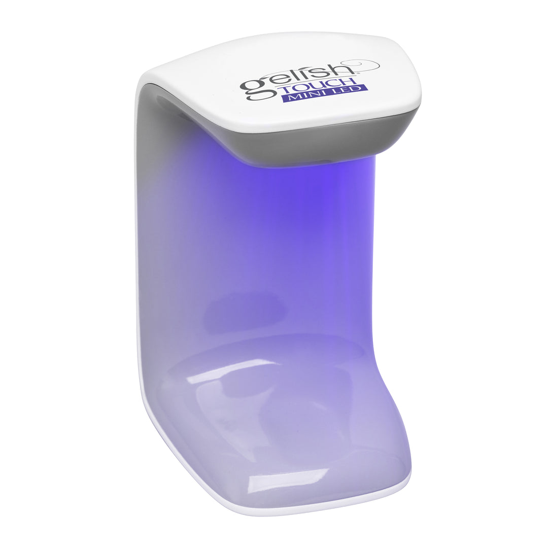 Gelish Soft Gel 110 Count Short Round Tip Kit with Mini Cure Light (Open Box)
