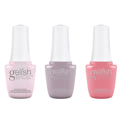 Gelish Terrific Trio Soak Off Gel Nail Polish with Mini Spring Full Bloom Set - VMInnovations