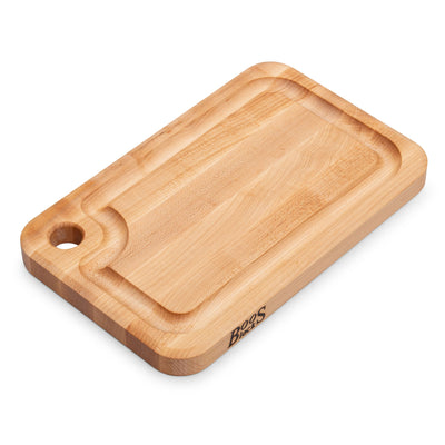 John Boos Prestige Maple Wood Edge Grain Kitchen Cutting Board,16" x 10" x 1.25"