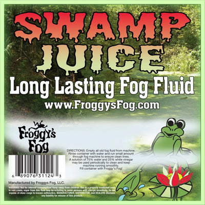 Froggy's Fog Swamp Juice Long Lasting Hang Time Fog Fluid, 1 Gallon (4 Pack)