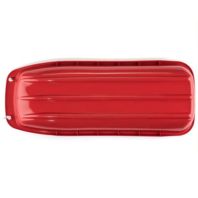 Lucky Bums 48 Inch 1 Person Plastic Sled, Red and 48 Inch 2 Person Sled, Green - VMInnovations