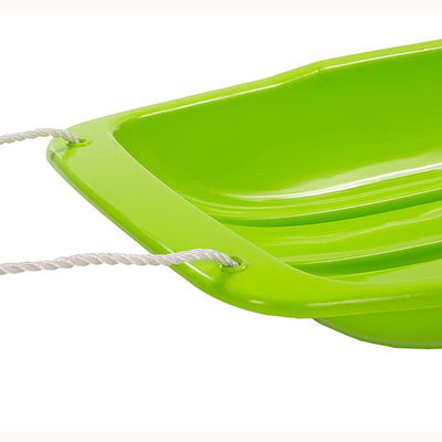 Lucky Bums 48 Inch 1 Person Plastic Sled, Red and 48 Inch 2 Person Sled, Green - VMInnovations