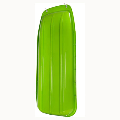 Lucky Bums 48 Inch 1 Person Plastic Sled, Pink and 48 Inch 2 Person Sled, Green - VMInnovations