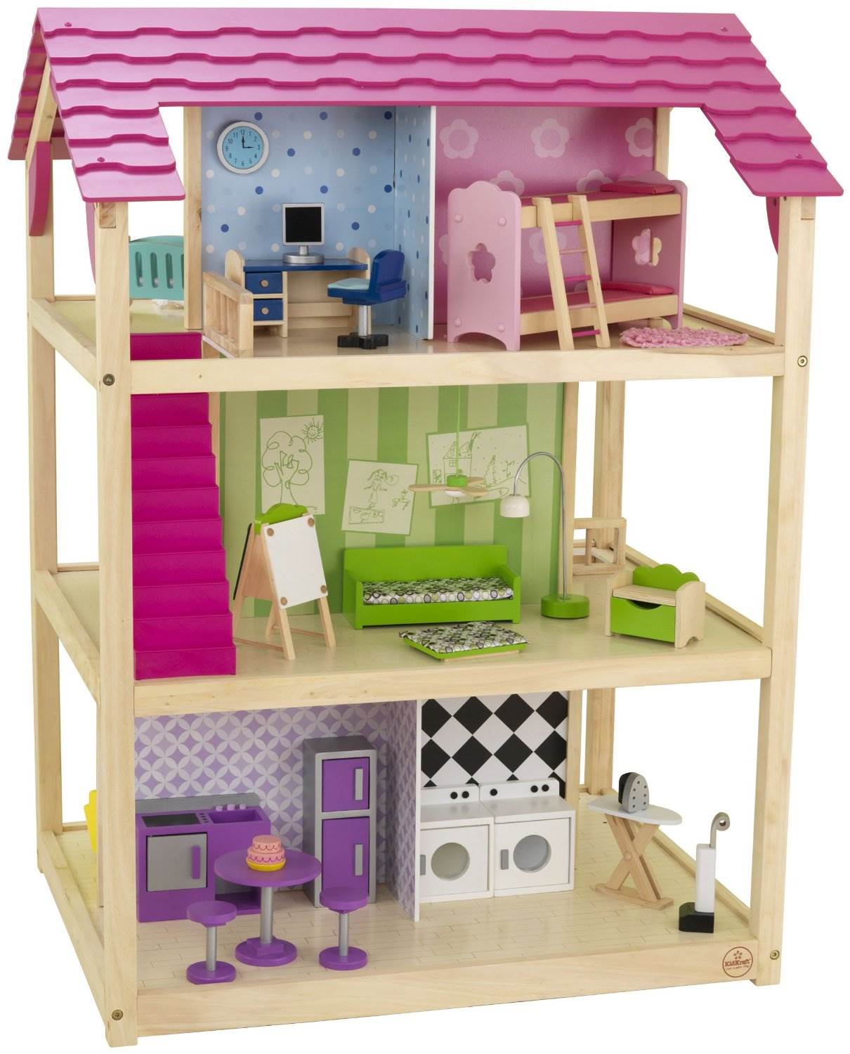 KidKraft So Chic Deluxe Pretend Play Dollhouse | 65078 (Open Box)