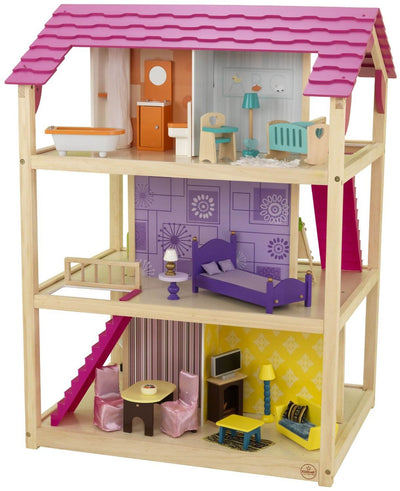 KidKraft So Chic Deluxe Pretend Play Dollhouse | 65078 (Open Box)