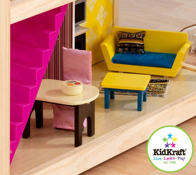 KidKraft So Chic Deluxe Pretend Play Dollhouse | 65078 (Open Box)