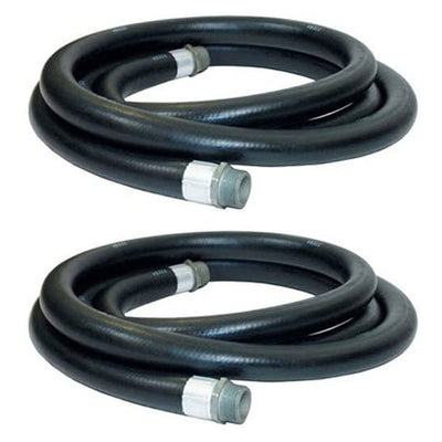 Apache 3/4 Inch Diameter 20 Foot Length 60 PSI Farm Fuel Transfer Hose (2 Pack) - VMInnovations