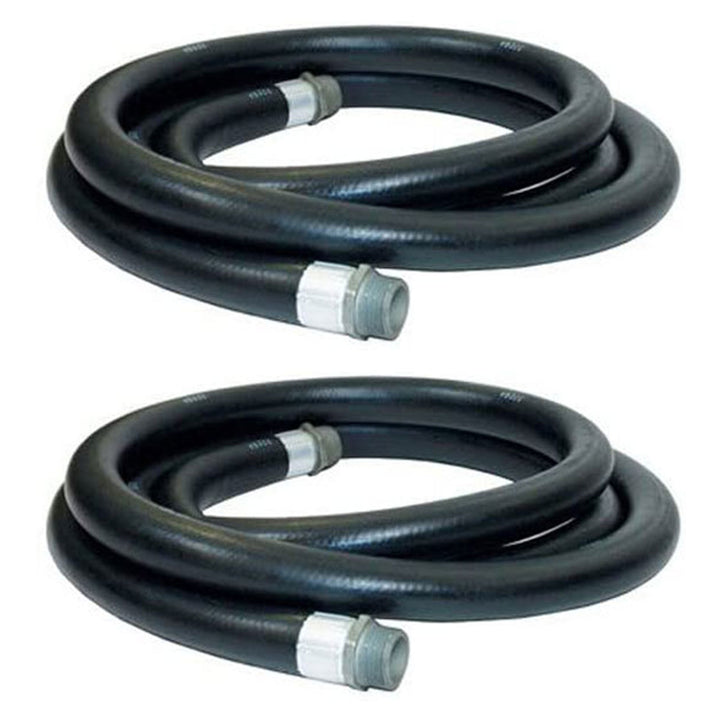 Apache 3/4 Inch Diameter 20 Foot Length 60 PSI Farm Fuel Transfer Hose (2 Pack)