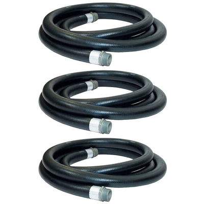 Apache 3/4 Inch Diameter 20 Foot Length 60 PSI Farm Fuel Transfer Hose (3 Pack) - VMInnovations