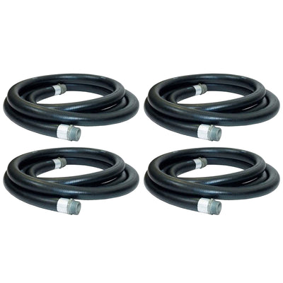 Apache 3/4 Inch Diameter 20 Foot Length 60 PSI Farm Fuel Transfer Hose (4 Pack)
