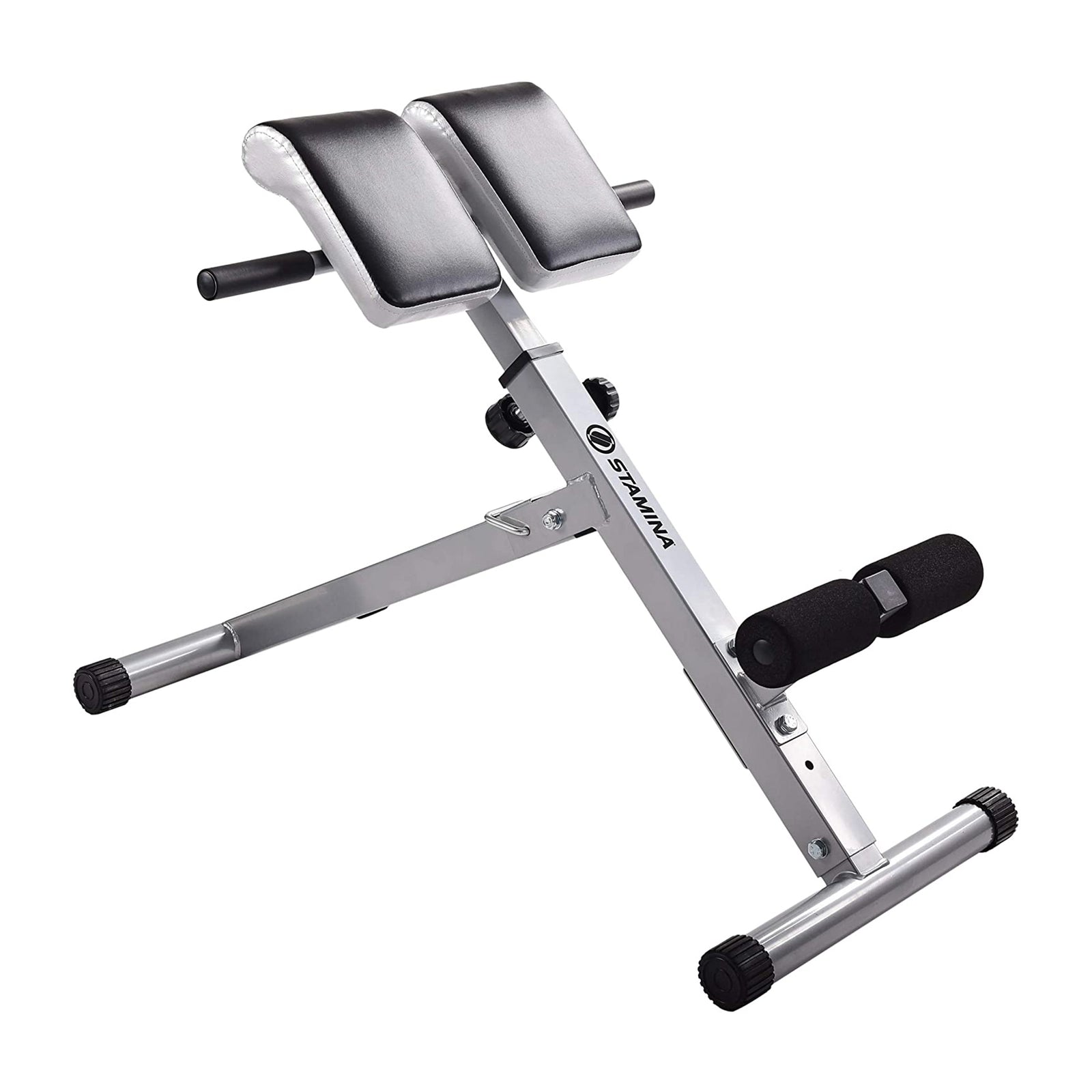 Stamina Products 2014 Adjustable Hyperextension Padded Fitness Exercise Bench - VMInnovations