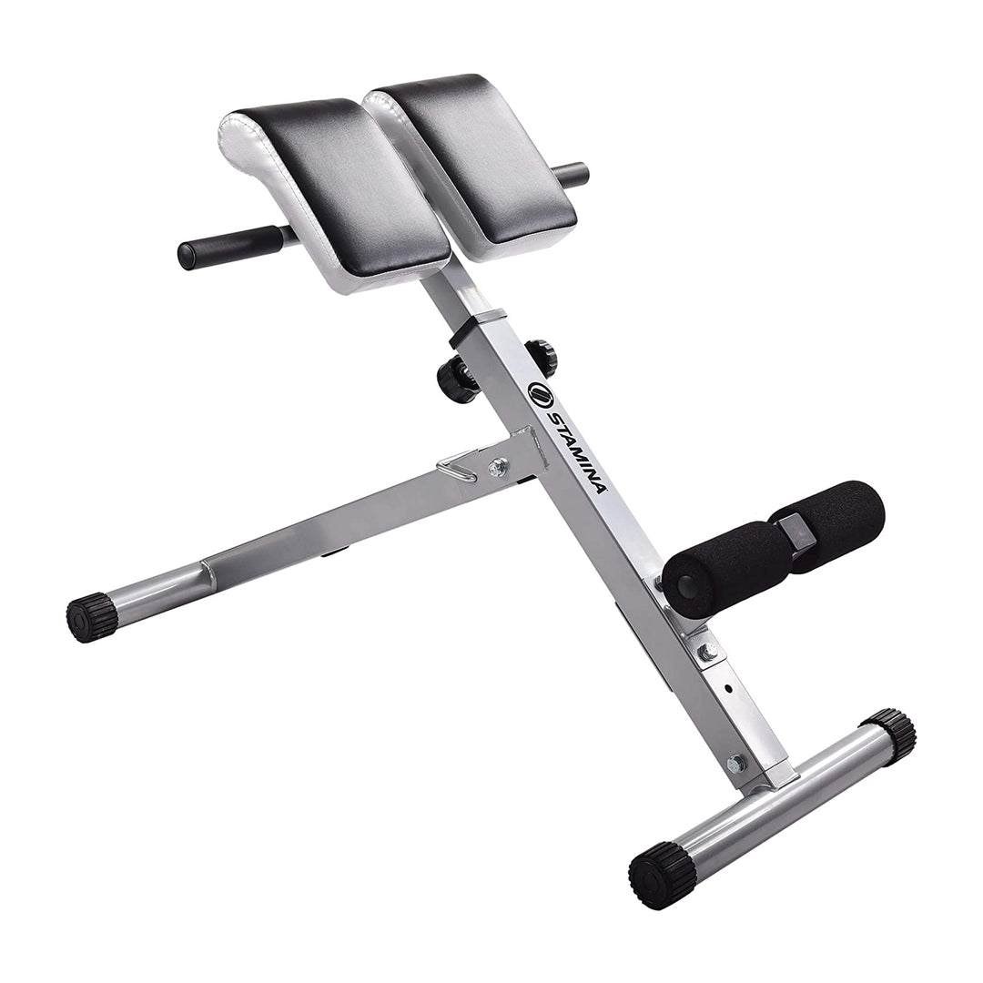 Stamina 2014 Adjustable Hyperextension Padded Fitness Exercise Bench (Used) - VMInnovations