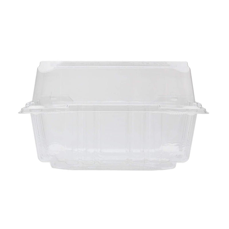 Karat 6 x 6" 1 Compartment Plastic Hinged Food Storage Containers, 500 Count