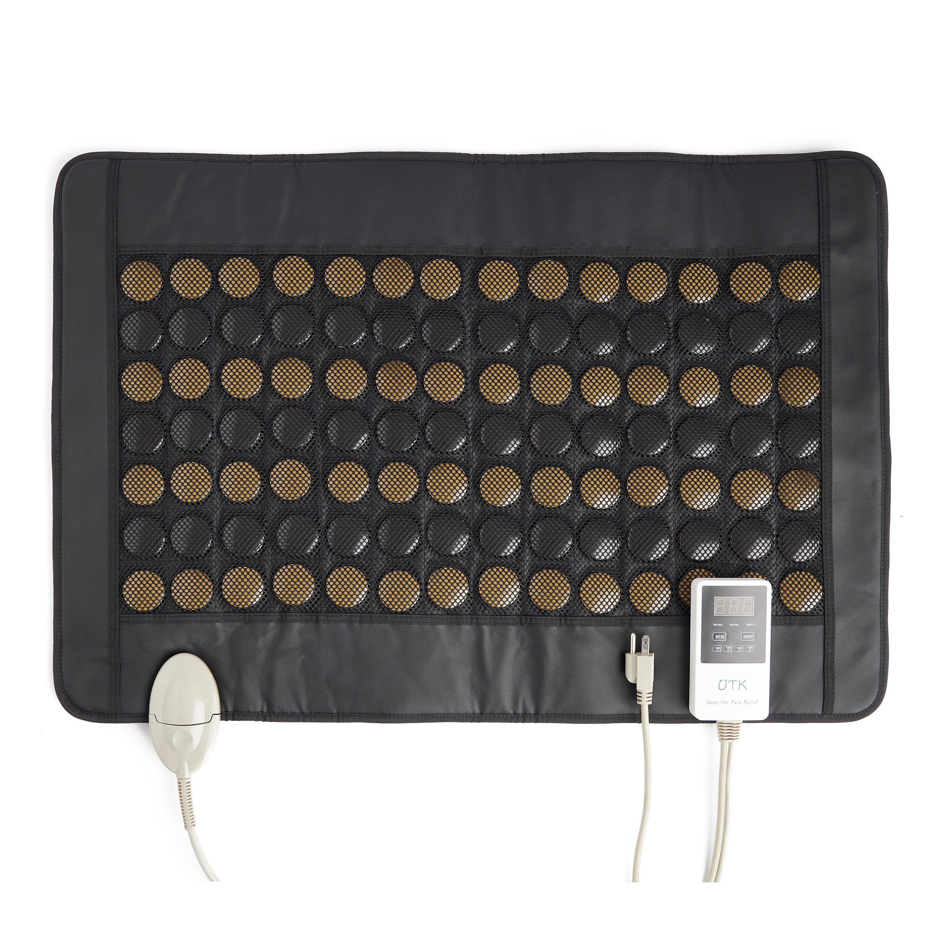 UTK 21 x 31 Tourmaline Stone Infrared Pain Relief Heating Mat w/Remote(Open Box) - VMInnovations