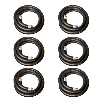 Apache 1 Inch Diameter 14 Foot Length 60 PSI Farm Fuel Transfer Hose (6 Pack) - VMInnovations