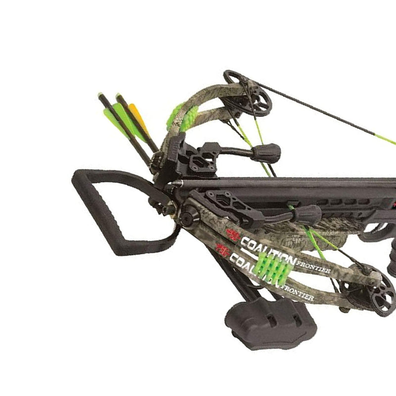 PSE Archery 01318KA Coalition Frontier Crossbow Package, 185lb Draw Weight, Camo