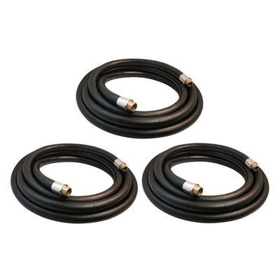 Apache 98108529 3/4 Inch Diameter 20 Foot Long Farm Fuel Transfer Hose (3 Pack)