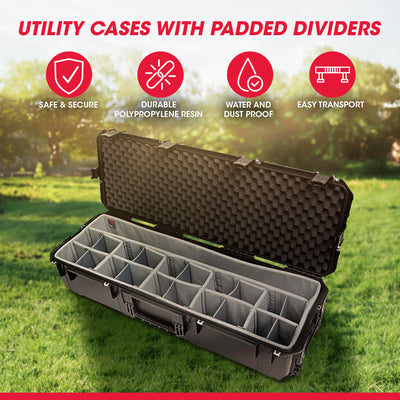 SKB Cases 43.5In Waterproof Case with Think Tank Designed Dividers, Black (Used)