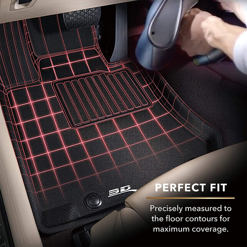 3D MAXpider Floor Mat Liners, 16- 21 Tesla 5 Seat Model X (Used)