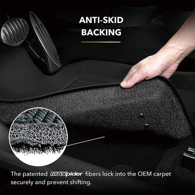 3D MAXpider Custom Fit Floor Mat Liners, 16- 21 Tesla 6 Seat Model X (Used) - VMInnovations